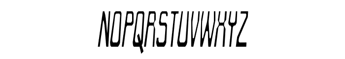 Diasmo-ExtracondensedItalic Font UPPERCASE