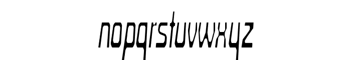 Diasmo-ExtracondensedItalic Font LOWERCASE