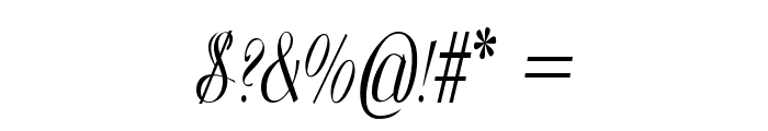 DickensCarol-CondensedItalic Font OTHER CHARS