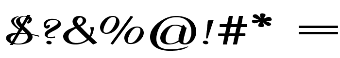 DickensCarol-ExtraexpandedBold Font OTHER CHARS