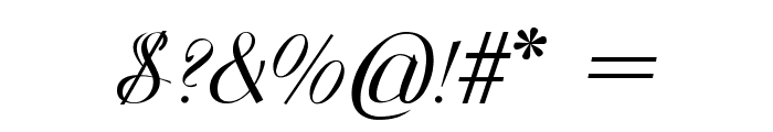 DickensCarol-Italic Font OTHER CHARS