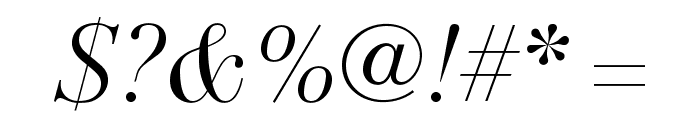 DidotLTStd-Italic Font OTHER CHARS