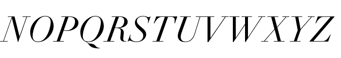 DidotLTStd-Italic Font UPPERCASE