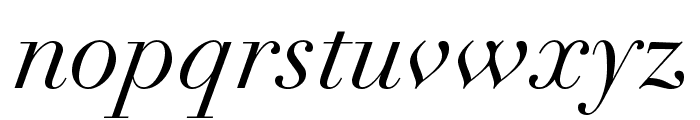 DidotLTStd-Italic Font LOWERCASE