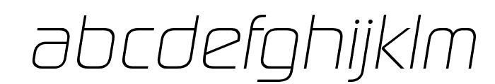 DigitalSerial-Italic Font LOWERCASE