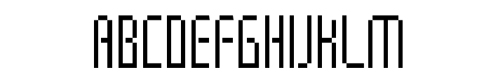 Digitold Font UPPERCASE