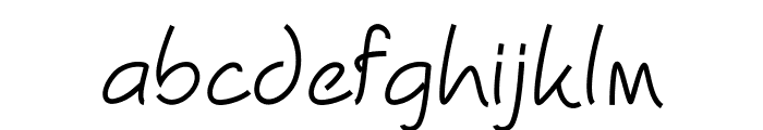 Dingle Font LOWERCASE