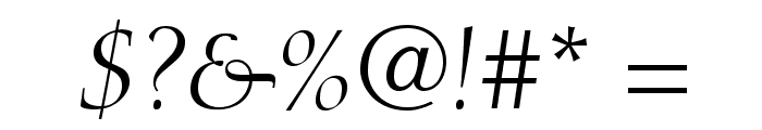 DiotimaLTStd-Italic Font OTHER CHARS