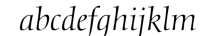 DiotimaLTStd-Italic Font LOWERCASE