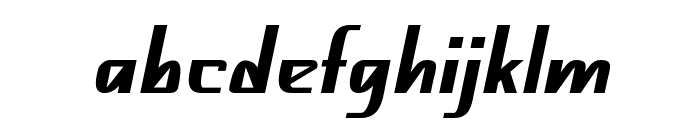 DipsyBoldItalic Font LOWERCASE
