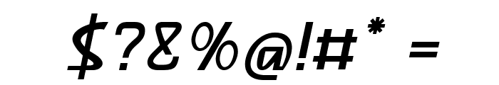 DipsyItalic Font OTHER CHARS