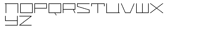 Distill Expanded Thin Font LOWERCASE