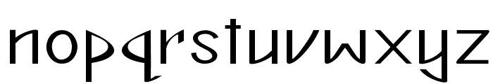 Distract-ExpandedRegular Font LOWERCASE
