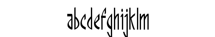 Distract-ExtracondensedBold Font LOWERCASE