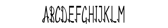 Distract-ExtracondensedRegular Font UPPERCASE
