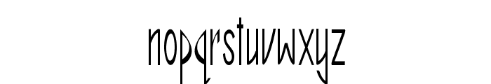 Distract-ExtracondensedRegular Font LOWERCASE