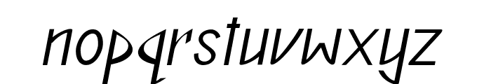 Distract-Italic Font LOWERCASE