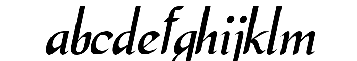 DixieItalic Font LOWERCASE