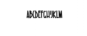 Diaryclouds bold.otf Font LOWERCASE