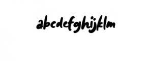 Diggies.ttf Font LOWERCASE