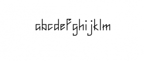 Digichild.ttf Font LOWERCASE