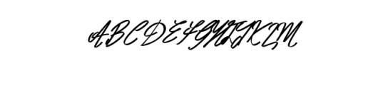 Digital Sign Script.otf Font UPPERCASE