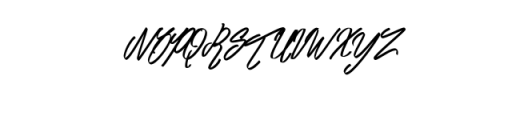 Digital Sign Script.otf Font UPPERCASE