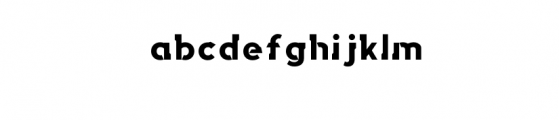 Dirga-Extra-Bold.otf Font LOWERCASE