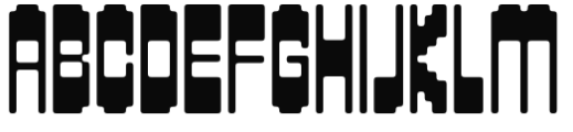 Dialup Regular Font UPPERCASE