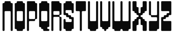 Dialup Regular Font UPPERCASE