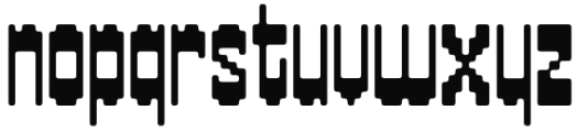 Dialup Regular Font LOWERCASE