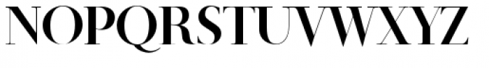 Didot Display Bold Font UPPERCASE