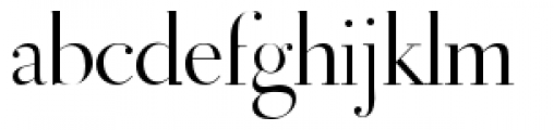 Didot Display Regular Font LOWERCASE