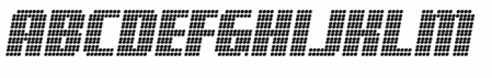 Digital Disco Heavy Standard Italic Font UPPERCASE