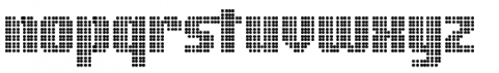 Digital Disco Heavy Standard Font LOWERCASE