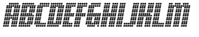Digital Disco Italic Font UPPERCASE