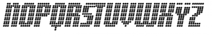 Digital Disco Italic Font UPPERCASE