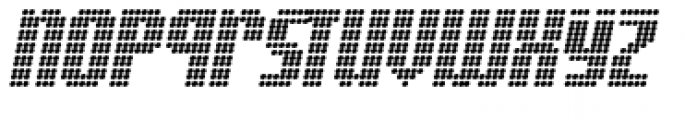 Digital Disco Italic Font LOWERCASE