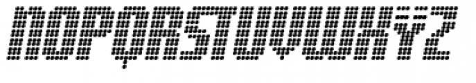 Digital Disco Shortcaps Italic Font UPPERCASE