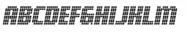 Digital Disco Shortcaps Italic Font LOWERCASE
