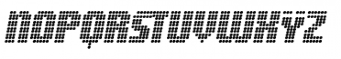 Digital Disco Shortcaps Italic Font LOWERCASE