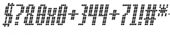 Digital Disco Slim Standard Italic Font OTHER CHARS