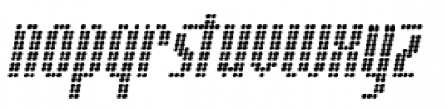 Digital Disco Slim Standard Italic Font LOWERCASE