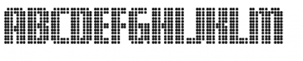 Digital Disco Standard Font UPPERCASE