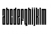 Dimensions 300R Font LOWERCASE