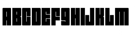 Dimensions 700R Font UPPERCASE