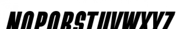 Directors Gothic 210 Black Oblique Font UPPERCASE