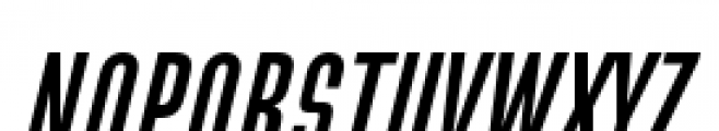 Directors Gothic 210 Medium Oblique Font UPPERCASE