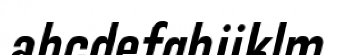 Directors Gothic 220 Bold Oblique Font LOWERCASE