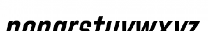 Directors Gothic 220 Bold Oblique Font LOWERCASE